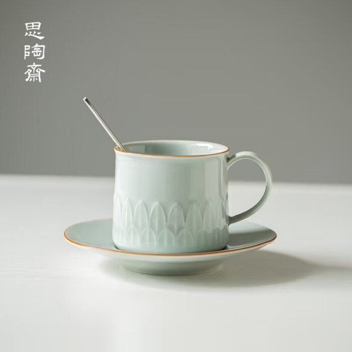 浮雕莲瓣马克杯01