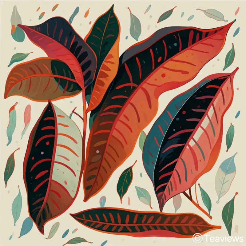 Colorful-leaves-inspired-by-the-natural-mountain-origin-of-Wuyi-Rock-Tea-and-the-calm-focus-it-brings-during-meditation
