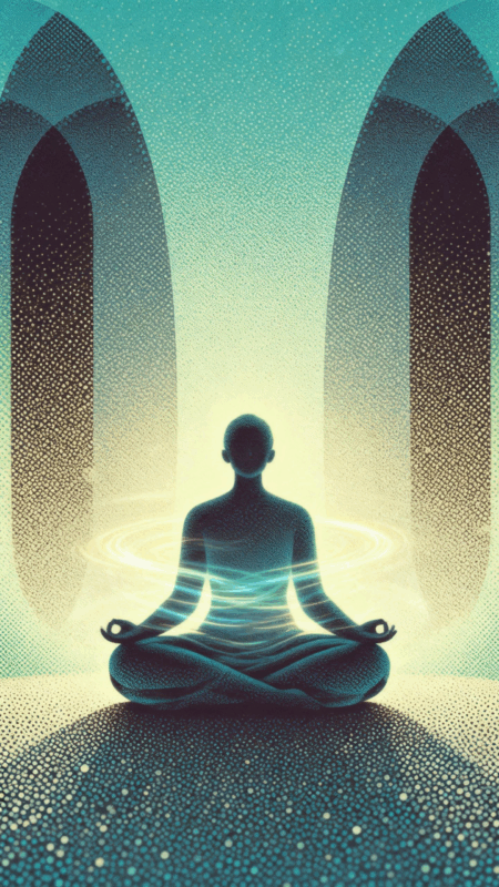 A visual metaphor for inner balance and natural flow, reflecting the calm rhythm supported by Chinese tea