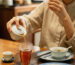 Warm Chinese tea served after a heavy meal in a calm evening dining setting