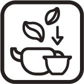 Add loose leaf tea to the warmed brewing vessel.
