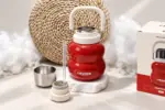 Lucky Gourd Insulated Tea Bottle – 585ml Red Travel Bottle - Image 4